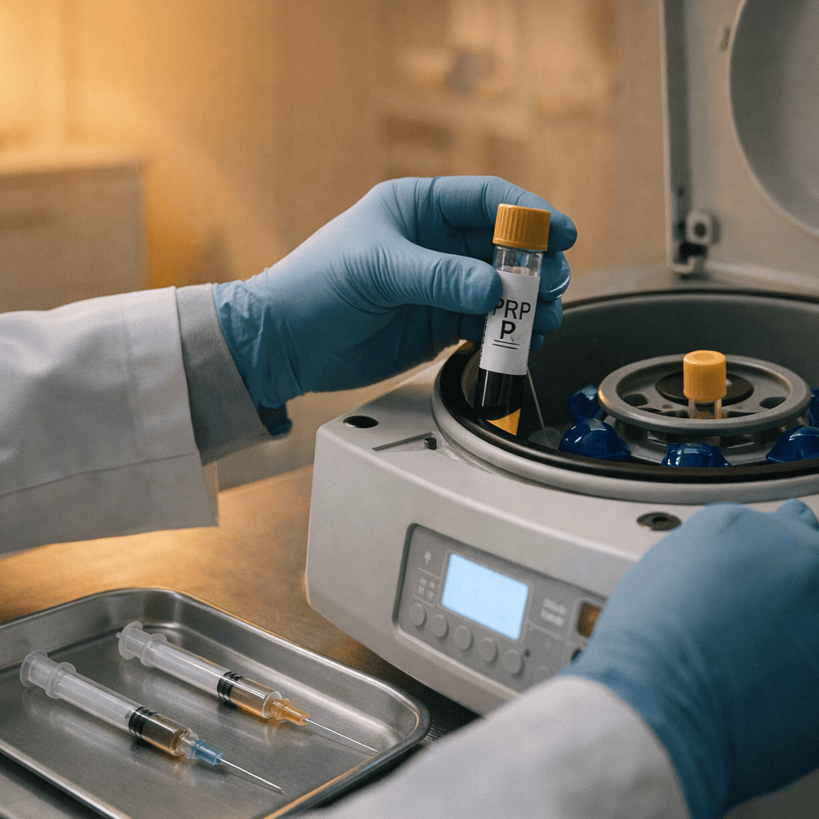 TRT lab work sample being proc